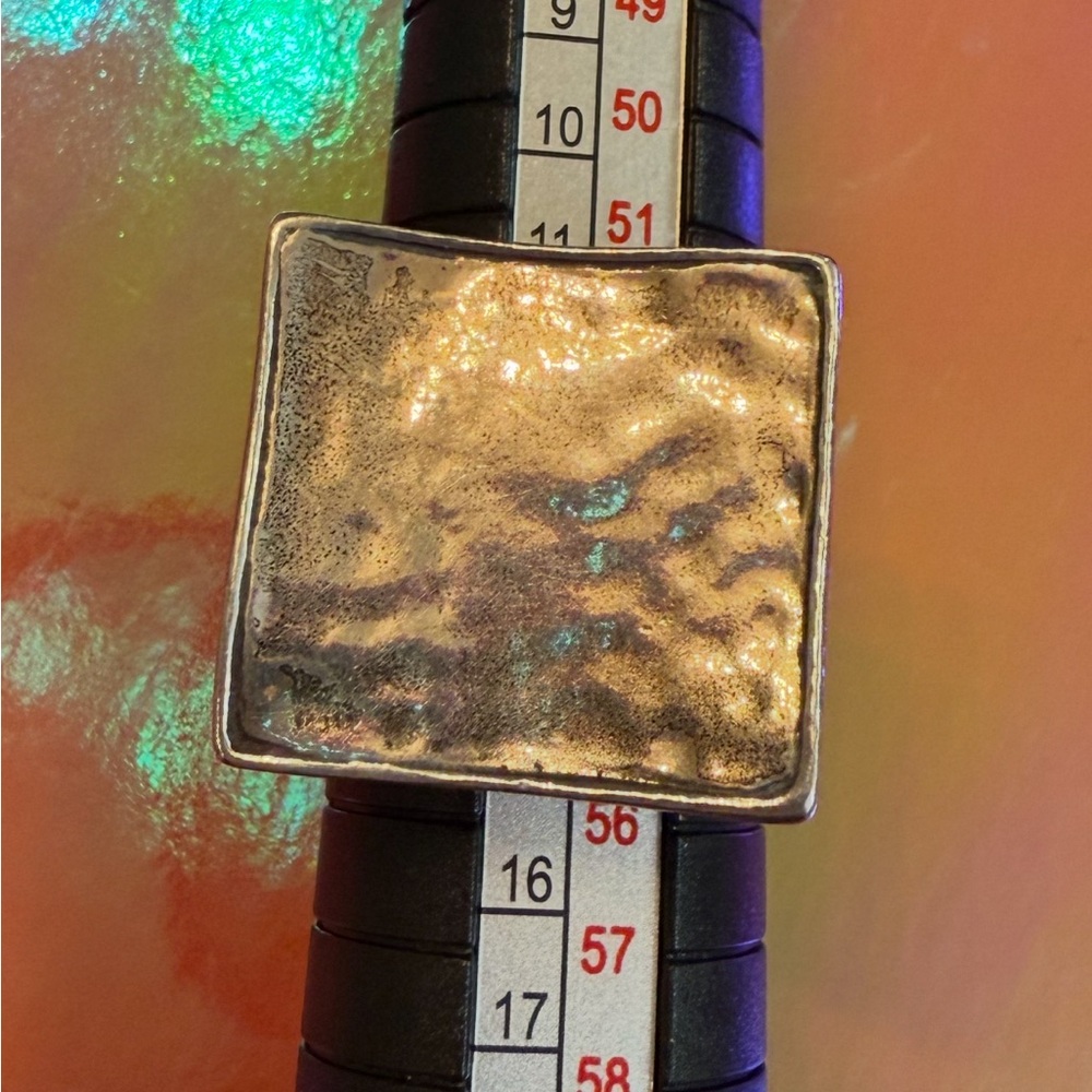 Rare Silpada Square Sterling Silver Ring